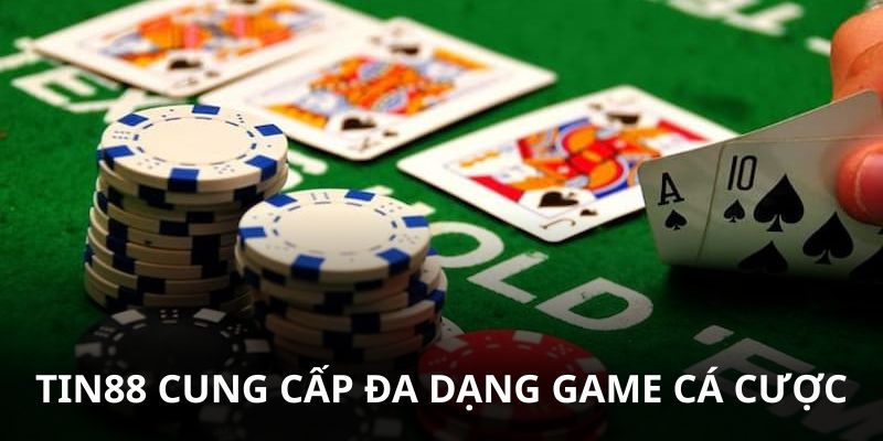 Nhà cái Tin88 cung cấp hơn 500+ game cá cược